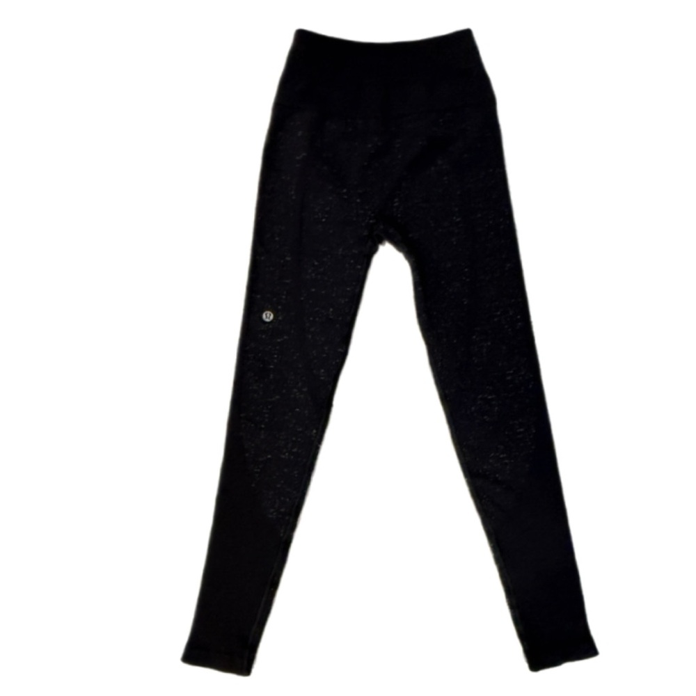 Cold Weather Gray Speckled Lululemon Leggings Size 0/2